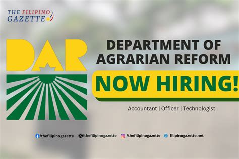 dar hiring region 10|For Region 7: DAR posts 90 percent land distribution.